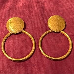 VINTAGE FASHION JEWELRY/loop earrings